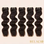 Belacio Soft Wavy Weft Hair – Double Drawn 1B-2