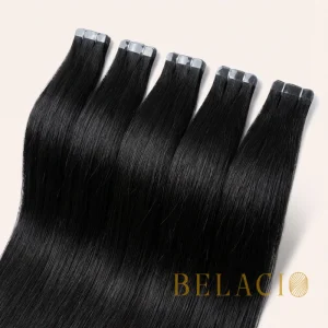 Belacio Straight Tape-In Hair - 1B(3)