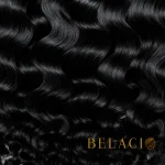 Belacio Wavy Tape-In 1B - Perfil lateral destacando grosor y volumen natural