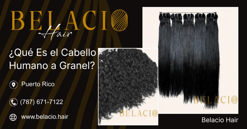 ¿Qué es el cabello humano a granel?